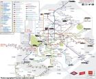 Madrid metrosu haritası